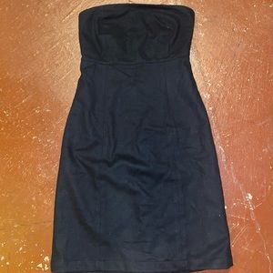 Gap strapless black dress size 2